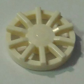 LEGO® los onderdeel Wiel Accessoire in kleur Wit 18978b