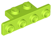 LEGO® los onderdeel Beugel in kleur Limoen 2436b