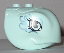 Plaatje in Gallery viewer laden, LEGO® Dier Onderdelen met Motief Licht Aqua 35686pb01