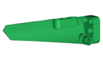 LEGO® los onderdeel Technisch Paneel in kleur Groen 64393