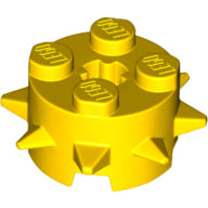 LEGO® los onderdeel Steen Rond in kleur Geel 27266