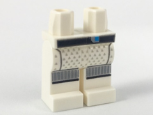 Plaatje in Gallery viewer laden, LEGO® los onderdeel Benen met Motief Wit 970c00pb0773