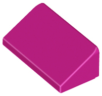 LEGO® los onderdeel Dakpan Algemeen in kleur Magenta 85984