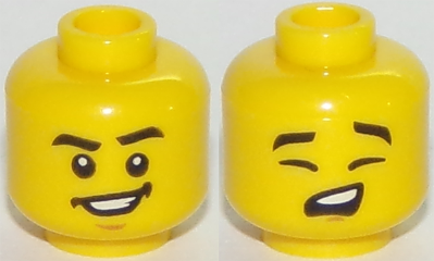 LEGO® los onderdeel Hoofd in kleur Geel 3626cpb1974