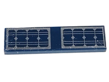 Plaatje in Gallery viewer laden, LEGO® los onderdeel Tegel met Motief Donkerblauw 2431pb0499