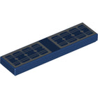 LEGO® los onderdeel Tegel met Motief Donkerblauw 2431pb499