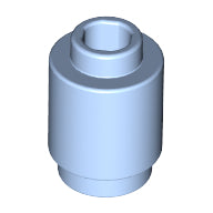 LEGO® los onderdeel Steen Rond Helder Lichtblauw 3062