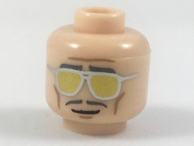 LEGO® los onderdeel Hoofd in kleur Lichte Noga 3626pb1976