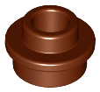 Plaatje in Gallery viewer laden, LEGO® los onderdeel Plaat Rond Roodachtig Bruin 85861