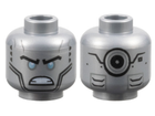 LEGO® los onderdeel Hoofd in kleur Zilver 3626cpb2029