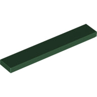 Plaatje in Gallery viewer laden, LEGO® los onderdeel Tegel Algemeen in kleur Donkergroen 6636