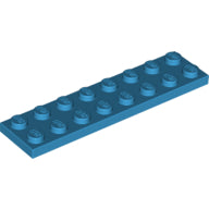LEGO® los onderdeel Plaat Algemeen Donker Azuurblauw 3034