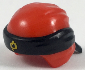 LEGO® los onderdeel Hoofddeksels in kleur Rood 24496pb12