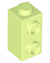 LEGO® los onderdeel Steen Aangepast Geelachtig Groen 32952