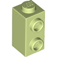 Plaatje in Gallery viewer laden, LEGO® los onderdeel Steen Aangepast Geelachtig Groen 32952