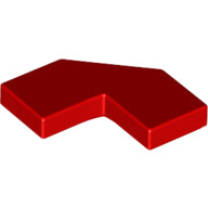 Plaatje in Gallery viewer laden, LEGO® los onderdeel Tegel Aangepast in kleur Rood 27263