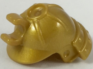 LEGO® los onderdeel Hoofddeksels in kleur Parel Goud 98128