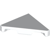 LEGO® los onderdeel Tegel Aangepast in kleur Wit 35787