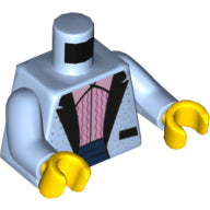 Plaatje in Gallery viewer laden, LEGO® Lijf met Motief Helder Lichtblauw 973pb2846c02
