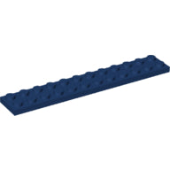 Plaatje in Gallery viewer laden, LEGO® los onderdeel Plaat Algemeen in kleur Donkerblauw 2445