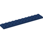 LEGO® los onderdeel Plaat Algemeen in kleur Donkerblauw 2445