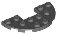LEGO® onderdeel Plaat Rond Donker Blauwachtig Grijs 18646