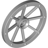 Plaatje in Gallery viewer laden, LEGO® los onderdeel Wiel Licht Blauwachtig Grijs 4489b