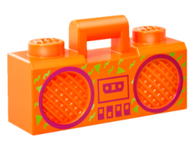 LEGO® los onderdeel Accessoire met Motief Oranje 93221pb05