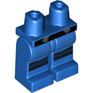 LEGO® los onderdeel Benen met Motief Blauw 970c00pb0793
