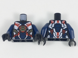 LEGO® los onderdeel Lijf met Motief Zwart 973pb3045c01