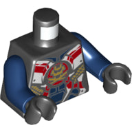LEGO® los onderdeel Lijf met Motief Zwart 973pb3045c01