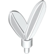 LEGO® los onderdeel Hoofddeksel Accessoire Wit 30126