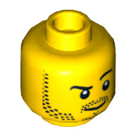 Plaatje in Gallery viewer laden, LEGO® los onderdeel Hoofd in kleur Geel 3626cpb1965