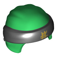 LEGO® los onderdeel Hoofddeksels in kleur Groen 24496pb10