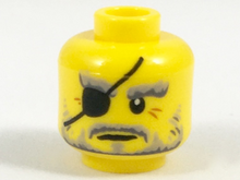 Plaatje in Gallery viewer laden, LEGO® los onderdeel Hoofd in kleur Geel 3626cpb2048