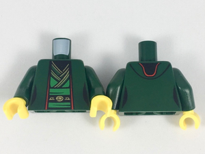 LEGO® los onderdeel Lijf met Motief Donkergroen 973pb3024c01