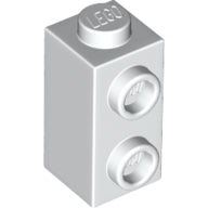 LEGO® los onderdeel Steen Aangepast in kleur Wit 32952