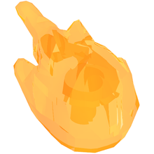 Plaatje in Gallery viewer laden, LEGO® los onderdeel Energy Effect Doorzichtig Oranje 35032a