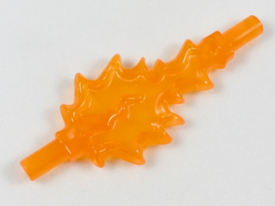 LEGO® los onderdeel Energy Effect Doorzichtig Oranje 35032b