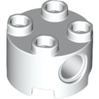 LEGO® los onderdeel Steen Rond in kleur Wit 17485