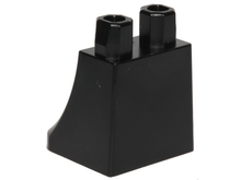Plaatje in Gallery viewer laden, LEGO® los onderdeel Benen Aangepast in kleur Zwart 36036