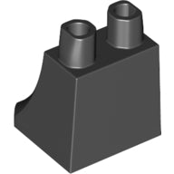 Plaatje in Gallery viewer laden, LEGO® los onderdeel Benen Aangepast in kleur Zwart 36036