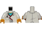 LEGO® los onderdeel Lijf met Motief Wit 973pb3139c01