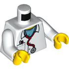 LEGO® los onderdeel Lijf met Motief Wit 973pb3139c01