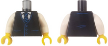 Plaatje in Gallery viewer laden, LEGO® los onderdeel Lijf met Motief Zwart 973pb3159c01