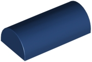 Plaatje in Gallery viewer laden, LEGO® los onderdeel Dakpan Gebogen Donkerblauw 6192b