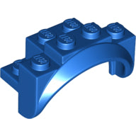 LEGO® los onderdeel Spatbord in kleur Blauw 35789