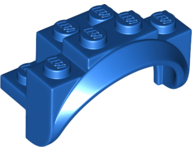 LEGO® los onderdeel Spatbord in kleur Blauw 35789