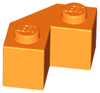 Plaatje in Gallery viewer laden, LEGO® los onderdeel Steen Aangepast in kleur Oranje 87620