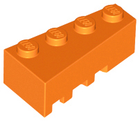 LEGO® los onderdeel Wig in kleur Oranje 41767
